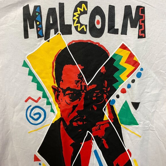 Reason Malcolm X 90s Artist Edition T-Shirt Large - Picture 2 of 4